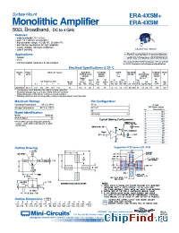 Datasheet ERA-4XSM+ manufacturer Mini-Circuits
